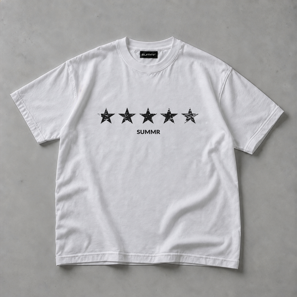 5 Star Distressed Tee